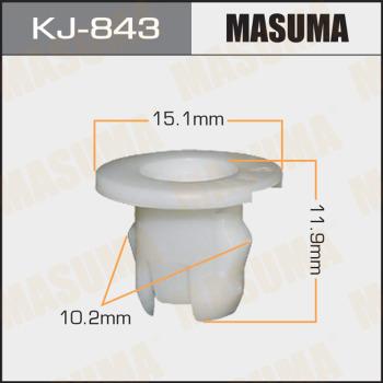 MASUMA KJ-843 - Зажим, молдинг / захисна накладка autocars.com.ua