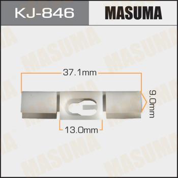 MASUMA KJ-846 - Зажим, молдинг / захисна накладка autocars.com.ua