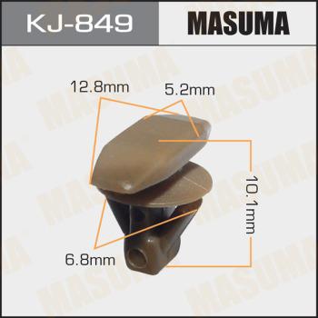 MASUMA KJ-849 - Зажим, молдинг / защитная накладка avtokuzovplus.com.ua