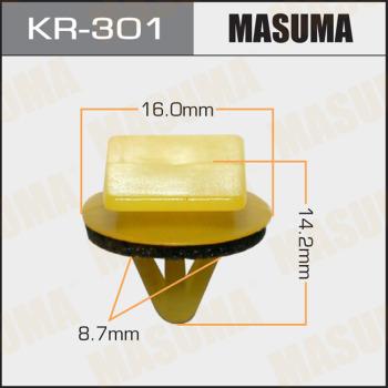 MASUMA KR-301 - Зажим, молдинг / защитная накладка avtokuzovplus.com.ua