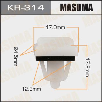 MASUMA KR-314 - Зажим, молдинг / защитная накладка avtokuzovplus.com.ua