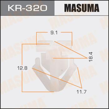 MASUMA KR-320 - Зажим, молдинг / захисна накладка autocars.com.ua