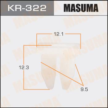 MASUMA KR-322 - Зажим, молдинг / захисна накладка autocars.com.ua