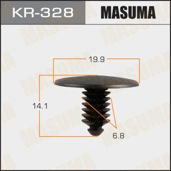 MASUMA KR-328 - Зажим, молдинг / захисна накладка autocars.com.ua