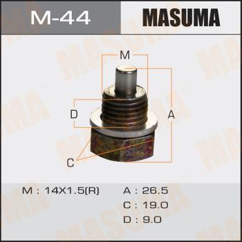 MASUMA M-44 - Резьбовая пробка, масляный поддон avtokuzovplus.com.ua