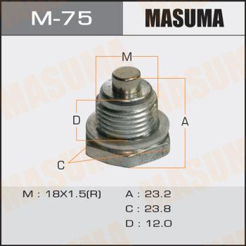 MASUMA M-75 - Резьбовая пробка, масляный поддон avtokuzovplus.com.ua
