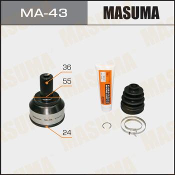 MASUMA MA43 - Шарнирный комплект, ШРУС, приводной вал avtokuzovplus.com.ua