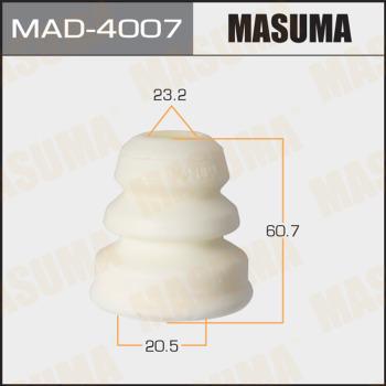 MASUMA MAD-4007 - Відбійник, буфер амортизатора autocars.com.ua