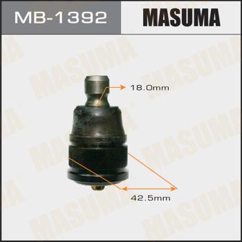MASUMA MB-1392 - Несучий / направляючий шарнір autocars.com.ua