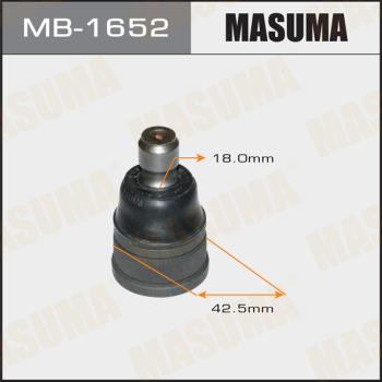 MASUMA MB-1652 - Шаровая опора, несущий / направляющий шарнир avtokuzovplus.com.ua