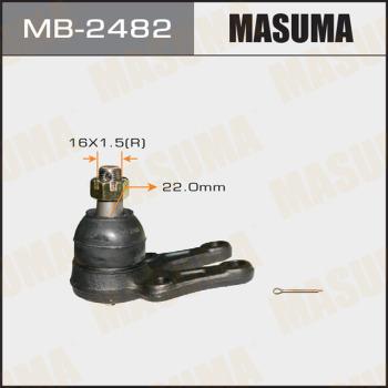 MASUMA MB-2482 - Шаровая опора, несущий / направляющий шарнир avtokuzovplus.com.ua