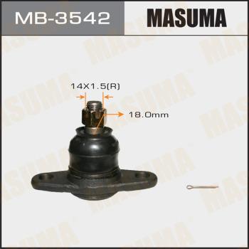 MASUMA MB-3542 - Шаровая опора, несущий / направляющий шарнир avtokuzovplus.com.ua