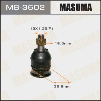 MASUMA MB-3602 - Шаровая опора, несущий / направляющий шарнир avtokuzovplus.com.ua