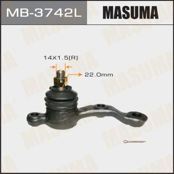 MASUMA MB-3742L - Шаровая опора, несущий / направляющий шарнир avtokuzovplus.com.ua