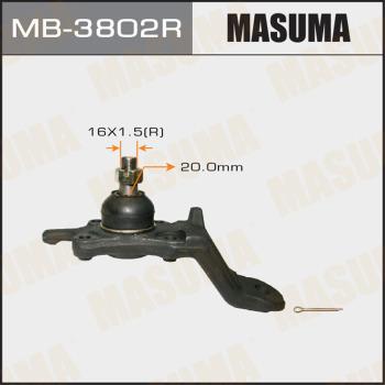 MASUMA MB-3802R - Шаровая опора, несущий / направляющий шарнир avtokuzovplus.com.ua