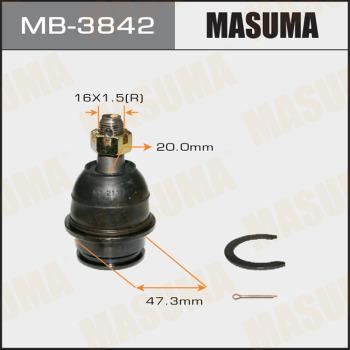 MASUMA MB-3842 - Шаровая опора, несущий / направляющий шарнир avtokuzovplus.com.ua