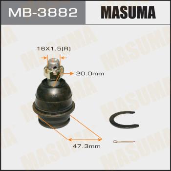 MASUMA MB-3882 - Шаровая опора, несущий / направляющий шарнир avtokuzovplus.com.ua