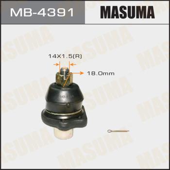 MASUMA MB-4391 - Шаровая опора, несущий / направляющий шарнир avtokuzovplus.com.ua