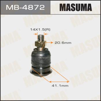 MASUMA MB-4872 - Шаровая опора, несущий / направляющий шарнир avtokuzovplus.com.ua