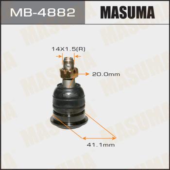 MASUMA MB-4882 - Шаровая опора, несущий / направляющий шарнир avtokuzovplus.com.ua