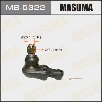 MASUMA MB5322 - Несучий / направляючий шарнір autocars.com.ua