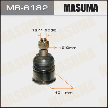 MASUMA MB-6182 - Шаровая опора, несущий / направляющий шарнир avtokuzovplus.com.ua
