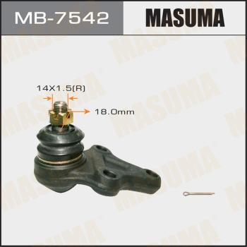 MASUMA MB-7542 - Шаровая опора, несущий / направляющий шарнир avtokuzovplus.com.ua