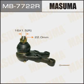 MASUMA MB-7722R - Шаровая опора, несущий / направляющий шарнир avtokuzovplus.com.ua