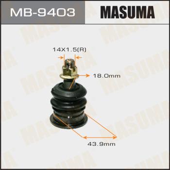 MASUMA MB-9403 - Несучий / направляючий шарнір autocars.com.ua