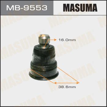 MASUMA MB-9553 - Шаровая опора, несущий / направляющий шарнир avtokuzovplus.com.ua