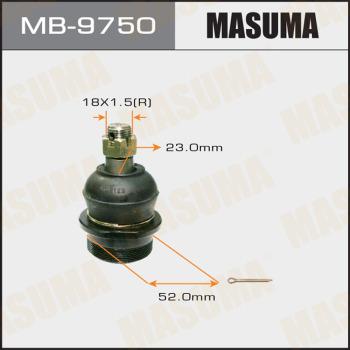 MASUMA MB-9750 - Несучий / направляючий шарнір autocars.com.ua