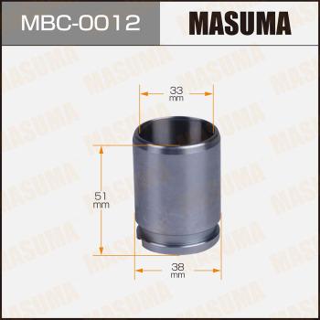 MASUMA MBC-0012 - Поршень, корпус скобы тормоза avtokuzovplus.com.ua