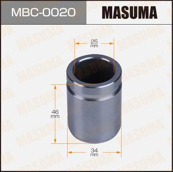 MASUMA MBC-0020 - Поршень, корпус скобы тормоза avtokuzovplus.com.ua