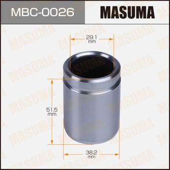 MASUMA MBC-0026 - Поршень суппорта MBC0026 MASUMA autocars.com.ua