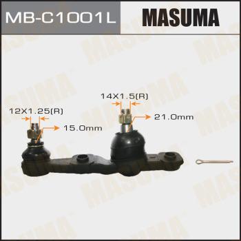 MASUMA MB-C1001L - Шаровая опора, несущий / направляющий шарнир avtokuzovplus.com.ua
