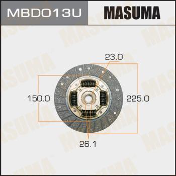 MASUMA MBD013U - Диск зчеплення autocars.com.ua