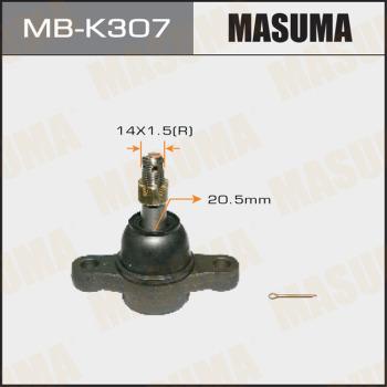 MASUMA MB-K307 - Шаровая опора, несущий / направляющий шарнир avtokuzovplus.com.ua