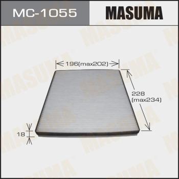 MASUMA MC-1055 - Фільтр, повітря у внутрішній простір autocars.com.ua