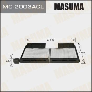 MASUMA MC-2003ACL - Фільтр, повітря у внутрішній простір autocars.com.ua