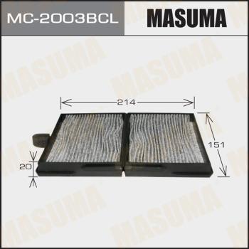 MASUMA MC-2003BCL - Фільтр, повітря у внутрішній простір autocars.com.ua