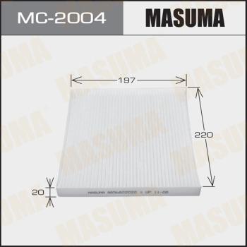 MASUMA MC-2004 - Фільтр, повітря у внутрішній простір autocars.com.ua