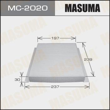 MASUMA MC-2020 - Фільтр, повітря у внутрішній простір autocars.com.ua