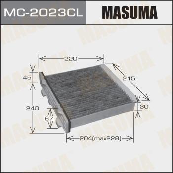 MASUMA MC-2023CL - Фільтр, повітря у внутрішній простір autocars.com.ua