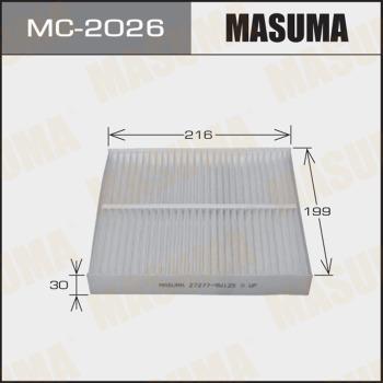MASUMA MC-2026 - Фильтр воздуха в салоне avtokuzovplus.com.ua