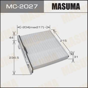 MASUMA MC-2027 - Фільтр, повітря у внутрішній простір autocars.com.ua