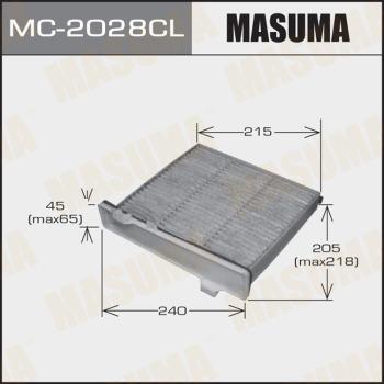 MASUMA MC-2028CL - Фільтр, повітря у внутрішній простір autocars.com.ua