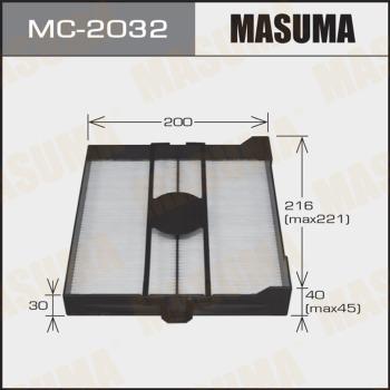 MASUMA MC-2032 - Фільтр, повітря у внутрішній простір autocars.com.ua