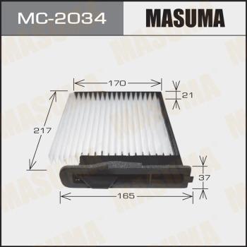 MASUMA MC-2034 - Фільтр, повітря у внутрішній простір autocars.com.ua