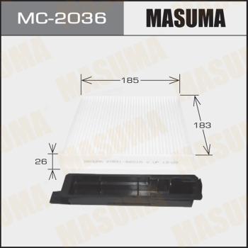 MASUMA MC-2036 - Фільтр, повітря у внутрішній простір autocars.com.ua