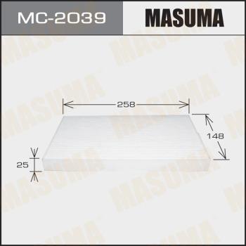 MASUMA MC-2039 - Фільтр, повітря у внутрішній простір autocars.com.ua